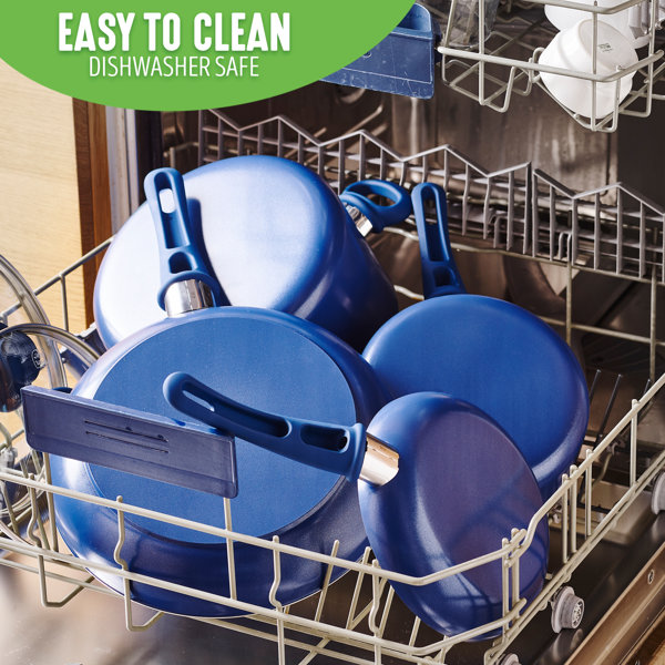 GreenLife Soft Grip Healthy Ceramic Nonstick, 12" Frying Pan Skillet With Lid, PFASFree